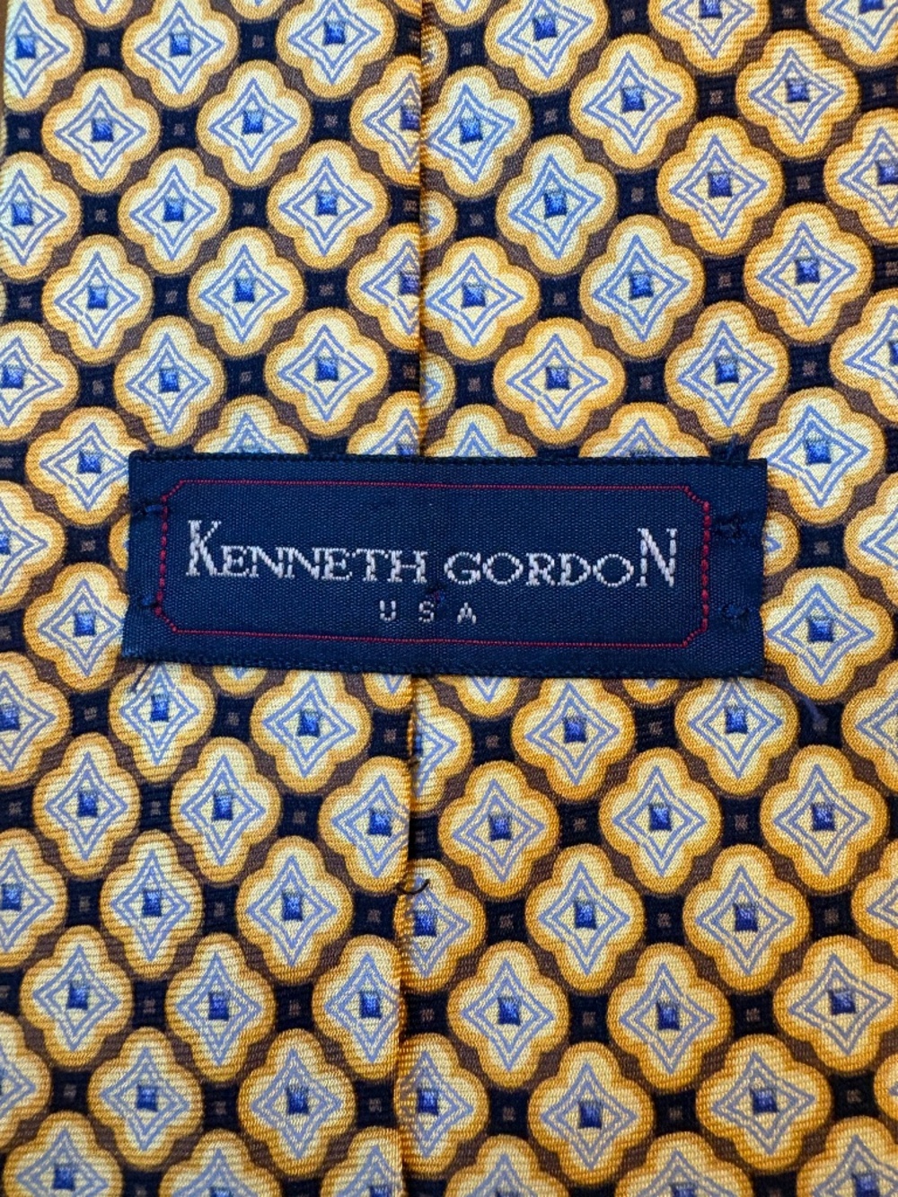 Vintage Kenneth Gordon Silk Tie